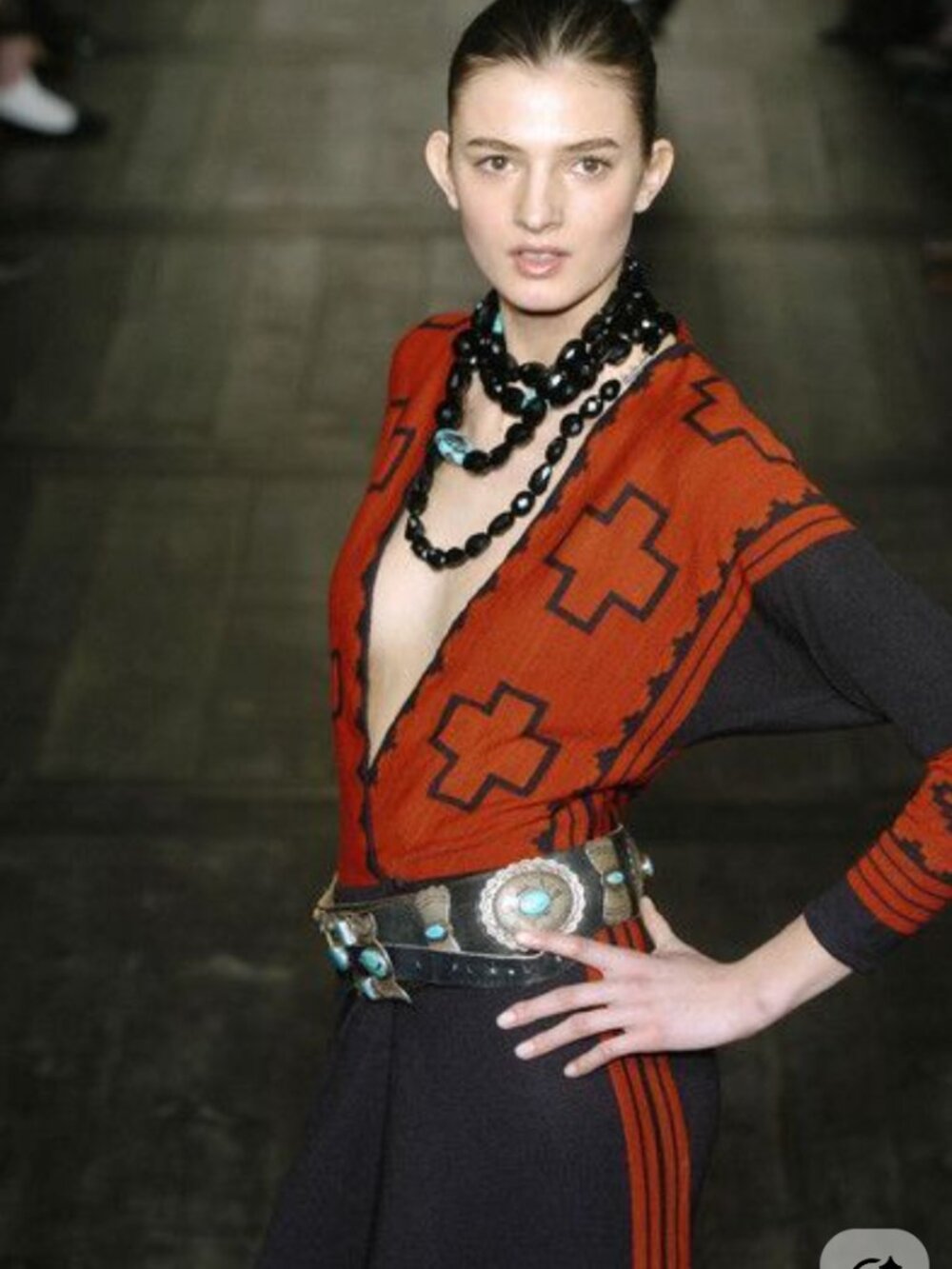 2004 Ralph Lauren Purple Label Western Dress M - Picture 3 of 6